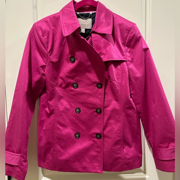 Banana Republic Med Fuschia Hot Pink‎ Jacket - Picture 1 of 7